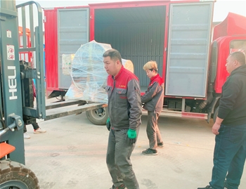 200L可傾電加熱夾層鍋發往成都