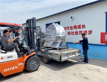 600L帶保溫可傾電加熱夾層鍋發往臨沂